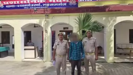 महाराजगंज: कतरारी गांव के पास से एक दुष्कर्म के आरोपी को पुलिस ने दो घंटे के अंदर किया गिरफ्तार