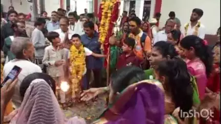 उज्जैन शहर: अमरनाथ यात्रा शुरू होते ही उज्जैन से 61 यात्रियों का जत्था रवाना हुआ