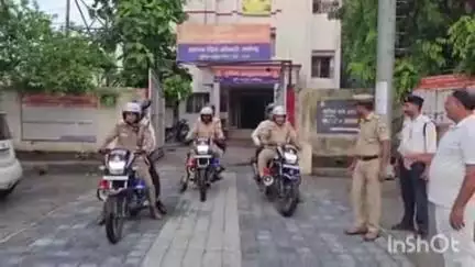 कोल: यातायात पुलिस अलीगढ़ को मिली 3 नई हाईटेक इंटर सेप्टर बाइक, तीव्र गति से होगी कार्रवाई
