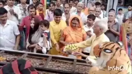 सबलगढ़: रामपुर कलां से मां वैष्णो देवी की 15वीं पद यात्रा शुरू, 30 दिनों में पहुंचेगी वैष्णो देवी मंदिर