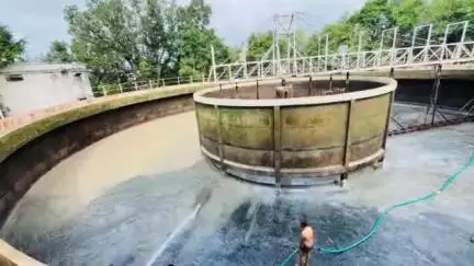 देवास: नगर निगम द्वारा शिप्रा जल संयंत्रालय प्लांट की गई साफ़-सफाई