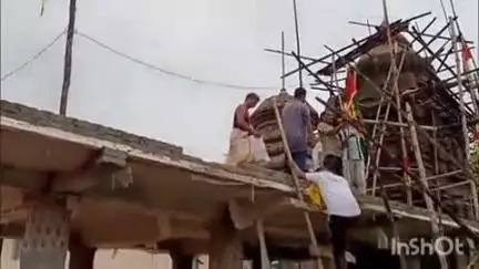 ରେଢାଖୋଲ: ନୂଆସାହି ଠାରେ ଓମ୍ କରେଶ୍ୱର ମନ୍ଦିରର ରତ୍ନ ମୁଦ ସ୍ଥାପନ
