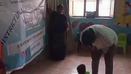 కడప: కడప నగరం కొండాయపల్లిలో ఉన్న శిశు గృహమును విజిట్ చేసిన సెక్రటరీ కం సీనియర్ సివిల్ జడ్జి బాబా ఫక్రుద్దీన్