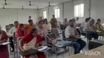 खगड़िया: जिला स्वास्थ्य समिति के सभा कक्ष में प्रशिक्षण का आयोजन किया गया
