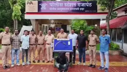अमरावती: शहरातील साईनगर परिसरात अग्नीशस्त्र व चाकुसह आरोपीस पोलिसांनी केली अटक