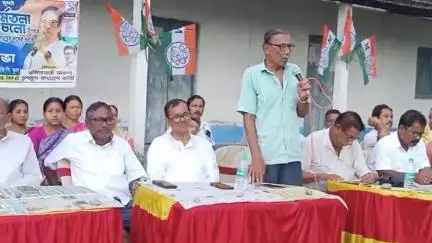 শীতলকুচি: 21 জুলাইয়ের কর্মসূচিকে সামনে রেখে খলিসামারি পঞ্চানন স্মৃতি বিদ্যাপীঠের মাঠে হল তৃণমূলের কর্মিসভা,উপস্থিত জেলা চেয়ারম্যান