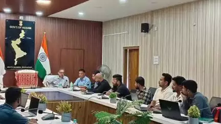 মানকাচৰ: জিলা‌ আয়ুক্তৰ কাৰ্যালয়ৰ সভাকক্ষত জিলাখনৰ JJM আৰু  SBM সন্দৰ্ভত পৰ্যালোচনা বৈঠক অনুষ্ঠিত, উপস্থিত জিলা আয়ুক্ত