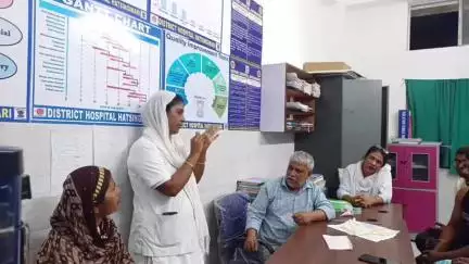 মানকাচৰ: হাটশিঙিমাৰী জিলা চিকিৎসালয়ৰ লেবাৰ ৰুমত জিলা চিকিৎসালয়ৰ অধীক্ষকৰ  নেতৃত্বত সংক্ৰমণ নিয়ন্ত্ৰণ পদ্ধতিৰ ওপৰত এখন সভা