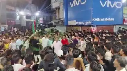 शाजापुर: शाजापुर में शांतिपूर्ण ढंग से निकला दुलदुल-बुर्राक का जुलूस, इमरान खरखरे रहे अध्यक्ष