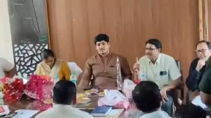 ताखा: ताखा ब्लाक में खंड विकास अधिकारी श्वेता मिश्रा का हुआ विदाई समारोह