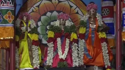திருநெல்வேலி: டவுண் அருள்மிகு நெல்லையப்பர் திருக்கோவிலில் 4ஆம் நாள் திருவிழா. 63 நாயன்மார்கள் வீதி உலா திரளான பக்தர்கள் தரிசனம்.