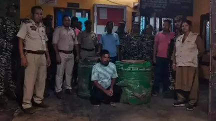 মোহনপুর: সিধাই থানার অন্তর্গত পূর্ব তমাকারী এলাকায় মাটির নিচ থেকে ড্রাম ভর্তি গাঁজা উদ্ধার করল পুলিশ