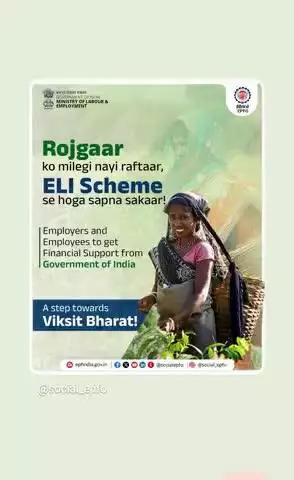 ELI Scheme is launched by Government Of India with an objective to incentivize job creation in all sectors with special focus on manufacturing.

Read more here: pib.gov.in/PressReleasePa…