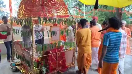 सिमडेगा: सलडेगा देवी गुड़ी में घूरती रथयात्रा से पहले मौसी बाड़ी में 24 घंटे का अखंड हरिकीर्तन आयोजित