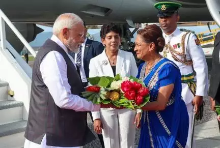 त्रिनिदाद और टोबैगो पहुंचे पीएम मोदी का हुआ खास स्वागत, पीएम ने भोजपुरी में पोस्ट लिख कही ये बात
