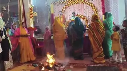 बल्दीराय: हनुमंत सेवा आश्रम शादीपुर में विशाल ज्ञान यज्ञ वर्षा के बाद हवन पूजन कार्यक्रम हुआ संपन्न