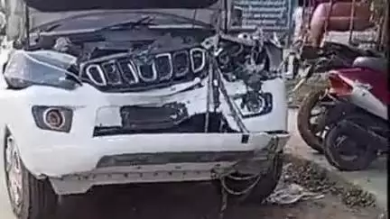 हिसार: गढ़ी के पास हरियाणा के PWD मंत्री के काफिले की गाड़ी का एक्सीडेंट, 3 घायल, ट्रक से टकराई