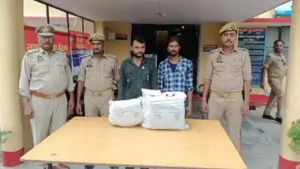 बबेरू: कमासिन थाना पुलिस ने 6.15 किलोग्राम अवैध सूखे गांजे के साथ दो तस्करों को किया गिरफ्तार, भेजा जेल