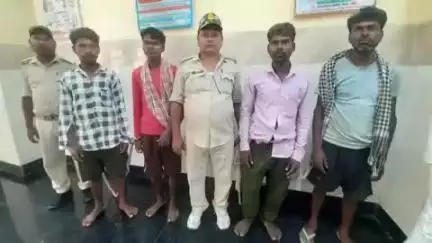 राजगीर: लोहार बीघा गांव: मारपीट मामले में न्यायालय के चार वारंटियों को पुलिस ने किया गिरफ्तार