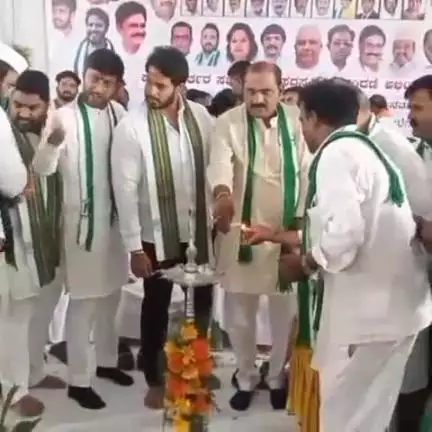 ಕಲಬುರಗಿ: ನಗರದಲ್ಲಿ ನಿಖಿಲ್ ಕುಮಾರಸ್ವಾಮಿ ನೇತೃತ್ವದಲ್ಲಿ ಜೆಡಿಎಸ್ ಸಮಾವೇಶ, ಸದಸ್ಯತ್ವ ನೊಂದಣಿಗೂ ಚಾಲನೆ