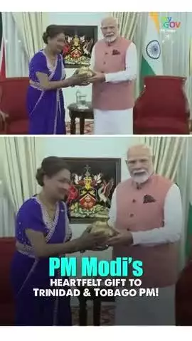 ട്രിനിഡാഡ് ആൻഡ് ടൊബാഗോയിലെ കൂവയിൽ നടന്ന ഒരു കമ്മ്യൂണിറ്റി പരിപാടിയിൽ പ്രധാനമന്ത്രി
