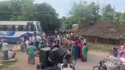 செந்துறை: ஊழல்தான் செய்யுறாங்க, யாருமே செயல்படல- குடிக்க தண்ணி கேட்டு, அரசு பேருந்துகளை மறித்த அயன்ஆத்தூர் கிராமமக்கள் #localissue