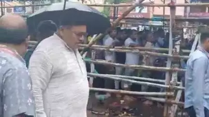 ପୁରୀ ମ୍ୟୁନିସିପାଲଟି: ଗୁଣ୍ଡିଚା ମନ୍ଦିରରେ ଆଇନ ମନ୍ତ୍ରୀ ପୃଥ୍ୱୀରାଜ ହରିଚନ୍ଦନ।