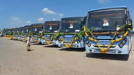 புதுக்கோட்டை: திருச்செந்தூர் கும்பாபிஷேகத்தை முன்னிட்டு புதுக்கோட்டை அரசு போக்குவரத்து கழக பணிமனையில் இருந்து சிறப்பு பேருந்துகள் இயக்கப்படுகிறது ஆட்சியர் அறிவிப்பு
