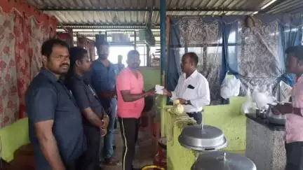 அரூர்: கம்பைநல்லூரில் சுகாதாரமற்ற இயங்கிய 17 கடைகளுக்கு ரூ.7000 அபராதம்