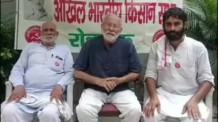 रोहतक: नई अनाज मंडी में किसान सभा की मीटिंग, 9 जुलाई को राष्ट्रव्यापी हड़ताल सफल बनाने के लिए सड़कों पर उतरने का किया आह्वान