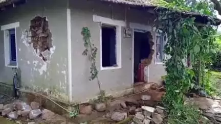வால்பாறை: மாணிக்க எஸ்டேட் பகுதியில்  காட்டு யானைகளால் தொடர் குடியிருப்பு தாக்குதல் பொதுமக்கள் அச்சம்