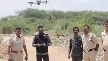 రేణిగుంటలో డ్రోన్లతో నేరాల నియంత్రణకు చెక్, సీఐ జై చంద్ర