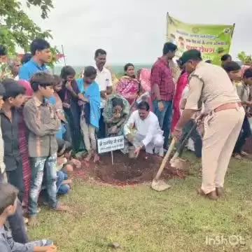 थांदला: ग्राम पंचायत सुजापुरा में 'एक पेड़ माँ के नाम' अभियान के तहत कार्यक्रम आयोजित
