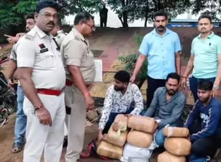 रायपुर: खमतराई थाना क्षेत्र में गांजा तस्करी करते 3 अंतर्राज्यीय गांजा तस्कर गिरफ्तार