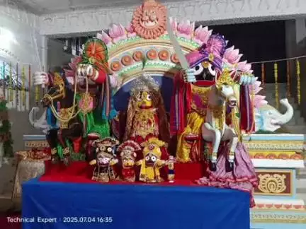 ସୁନ୍ଦରଗଡ ସହର: ସୁନ୍ଦରଗଡ  ରଙ୍ଗାଢିପା ମାଉସୀ ମା ମନ୍ଦିର ରେ କଳକୀ ଅବତାର  ବେଶ ଦର୍ଶନ