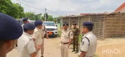 शिवहर: मुहर्रम पर्व को लेकर एसपी ने जिले के सभी संवेदनशील स्थानों का जायजा लिया