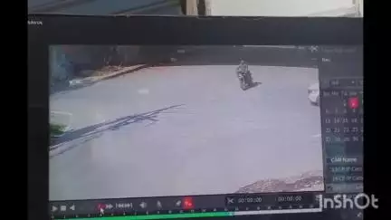 मुज़फ्फरनगर: पचेण्डा बाईपास पर तेज रफ्तार बेकाबू कार ने बाइक सवार को टक्कर मारकर फरार, हादसा CCTV में कैद