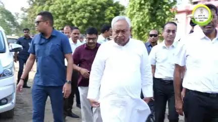 #NitishKumar ने जे.पी. गंगा पथ अन्तर्गत पटना साहिब रेलवे स्टेशन से पटना घाट तक के सम्पर्क पथ के निर्माण कार्य का जायजा