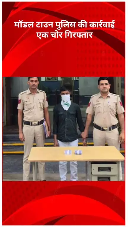 मॉडल टाऊन: मॉडल टाउन पुलिस की कार्रवाई: एक चोर गिरफ्तार, नाबालिग साथी हिरासत में, नकदी और सोने के झुमके बरामद