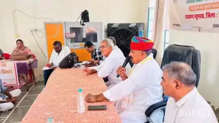 खींवसर: खरनाल में पंडित दीनदयाल उपाध्याय संबल पखवाड़े के तहत शिविर का आयोजन हुआ