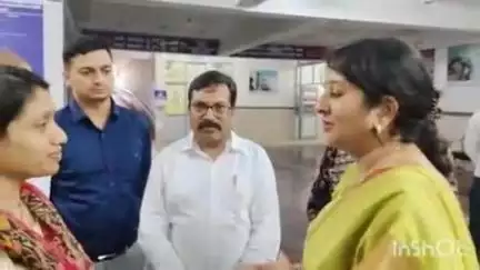 बेमेतरा: बेमेतरा के शासकीय जिला अस्पताल का निरीक्षण छत्तीसगढ़ बाल संरक्षण आयोग की अध्यक्ष वर्णिका शर्मा ने किया
