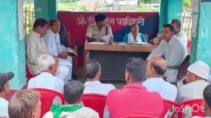 कुर्सेला: मोहर्रम को लेकर कुर्सेला थाना प्रांगण में शांति समिति की बैठक, ताजिया जुलूस के लिए लाइसेंस अनिवार्य