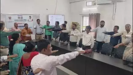 कुरई: बींझावाडा स्थित क्षेत्रीय ग्रामीण विकास प्रशिक्षण केंद्र में जन अभियान परिषद का स्थापना दिवस मनाया गया