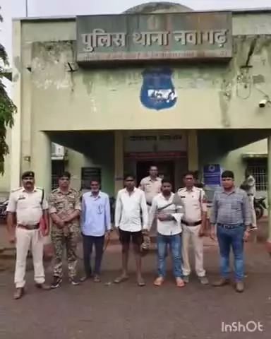 नवागढ़: झांकी में खेत में मिट्टी डालने को लेकर प्राणघातक हमला करने वाले 3 आरोपियों को नवागढ़ पुलिस ने किया गिरफ्तार