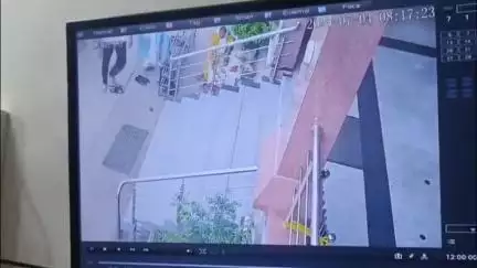 सिडकोतील काळा गणपती मंदिरासमोरील अपघात, अंगाचा थरकाप उडवणारा सीसीटीव्ही आला समोर