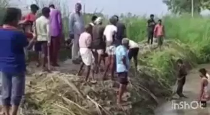 कुंडा: बिहार ब्लॉक के पीथीपुर माइनर में सफाई नहीं हुई, पानी ब्लॉक होने से किसान परेशान