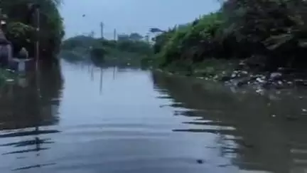 શહેરના ધનાવાડા છાપરા વિસ્તારમાં ભરાયેલા વરસાદી પાણીનો નિકાલ કરવા માંગ આમ આદમી પાર્ટીની માંગ#Jansamasya