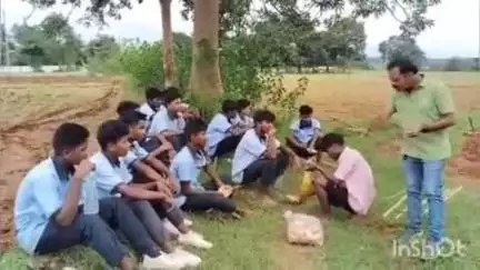 सिसई: प्रस्तावित कुरुख विद्यालय शिवनाथपुर में छात्रों को वैज्ञानिक तरीके से मक्के की खेती का प्रशिक्षण दिया गया