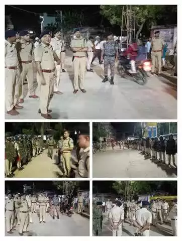 आगामी मुहर्रम पर्व को लेकर पुलिस अधीक्षक, कटिहार के नेतृत्व में शहरी क्षेत्रों के संवेदनशील स्थानों का निरीक्षण किया गया तथा फ्लैग मार्च किया गया ।