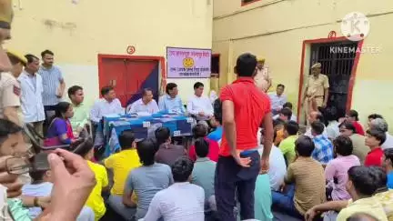 गंगापुर: बोर्ड ऑफ विजिटर्स ने तालुका विधिक सेवा समिति के अध्यक्ष की अध्यक्षता में उप कारागृह गंगापुर सिटी का किया निरीक्षण